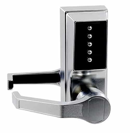 image of a keypad lock
